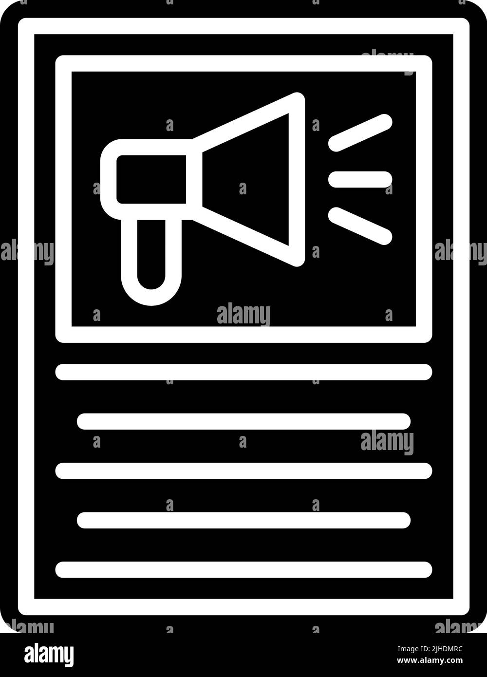 Printing advertising . Stock Vector