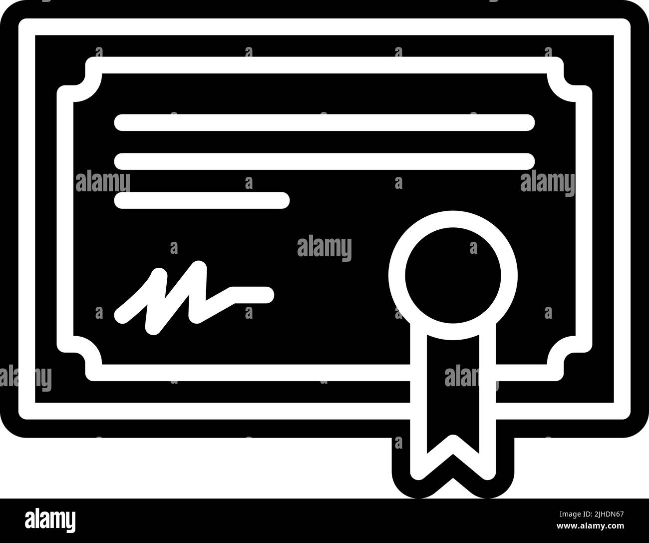Recruitment certificate . Stock Vector
