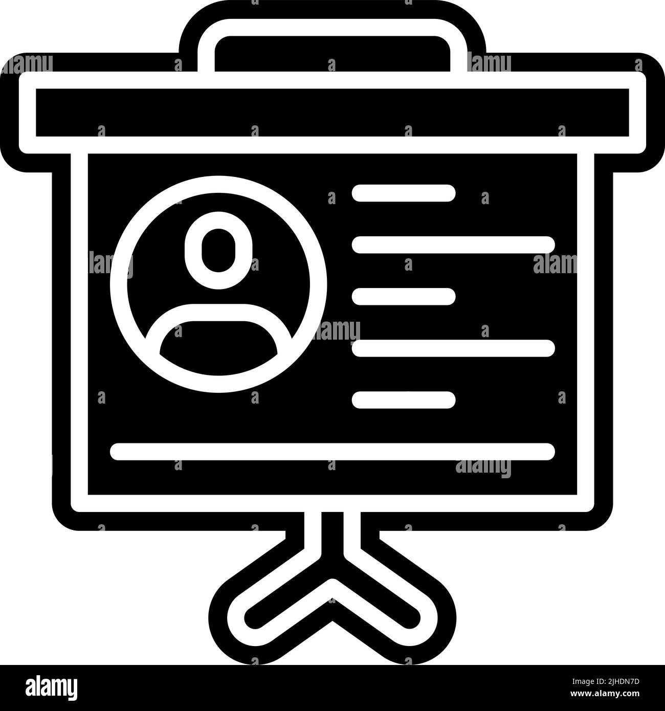 Recruitment presentation . Stock Vector