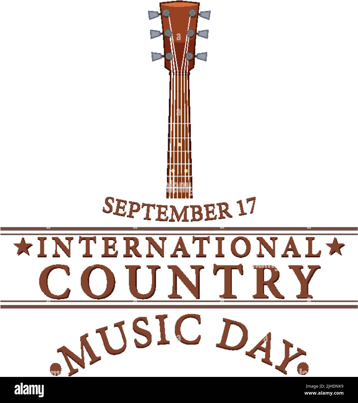 International Country Music Day illustration Stock Vector Image & Art ...