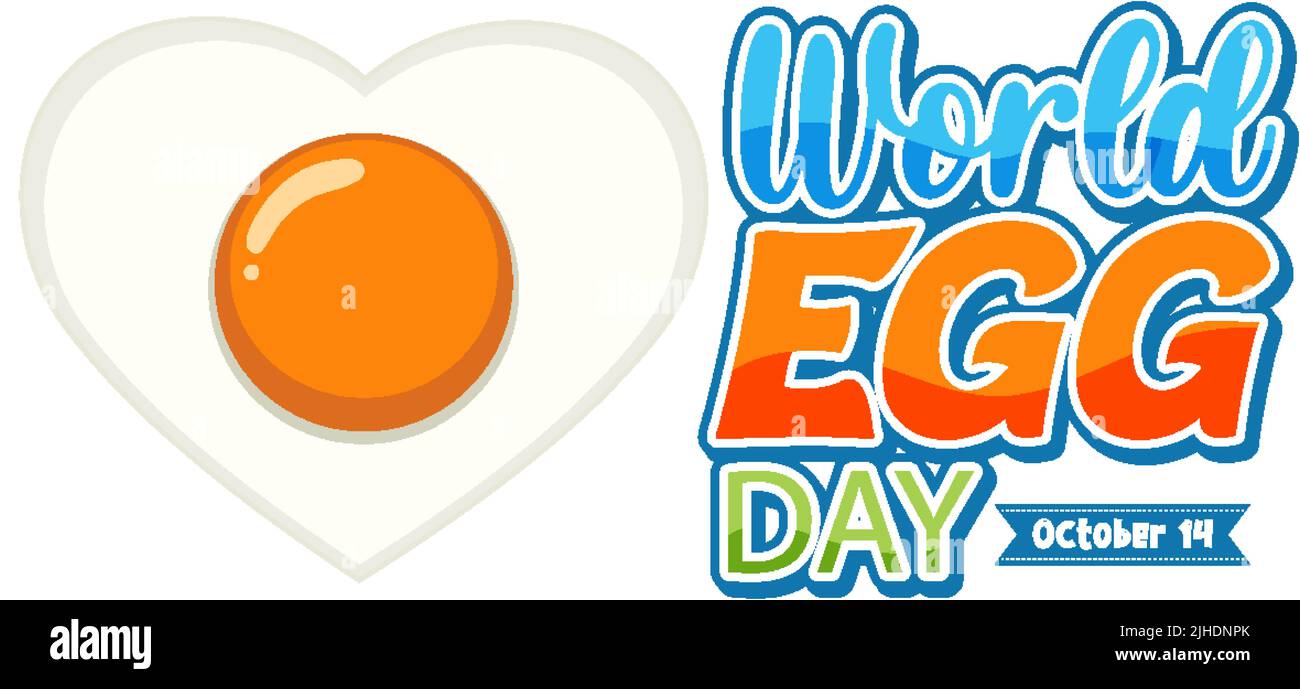 World Egg Day Poster illustration Stock Vector Image & Art Alamy