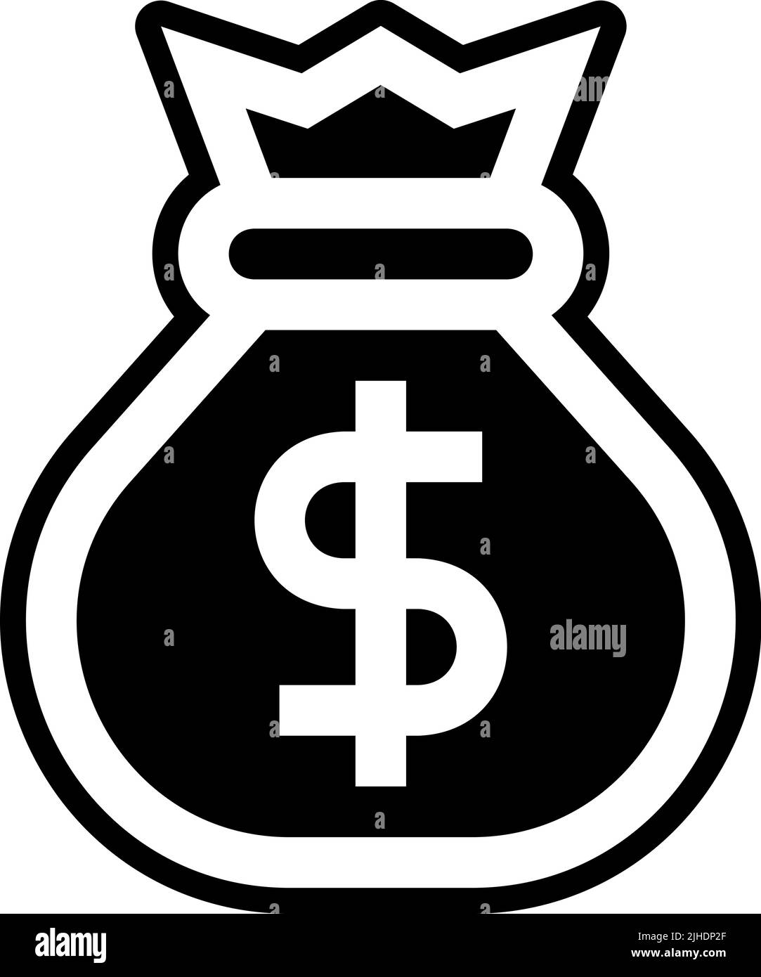 Reward badges money bag . Stock Vector