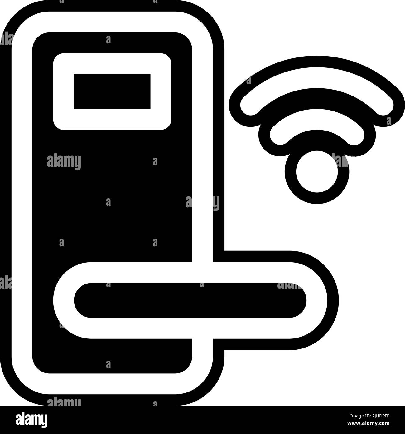 Smart home smart lock Stock Vector Image & Art - Alamy