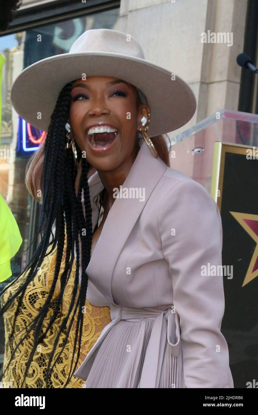 Los Angeles, USA. 15th July, 2022. LOS ANGELES - JUL 15: Brandy Norwood at  the Jenifer Lewis Ceremony on the Hollywood Walk of Fame on July 15, 2022  in Los Angeles, CA (