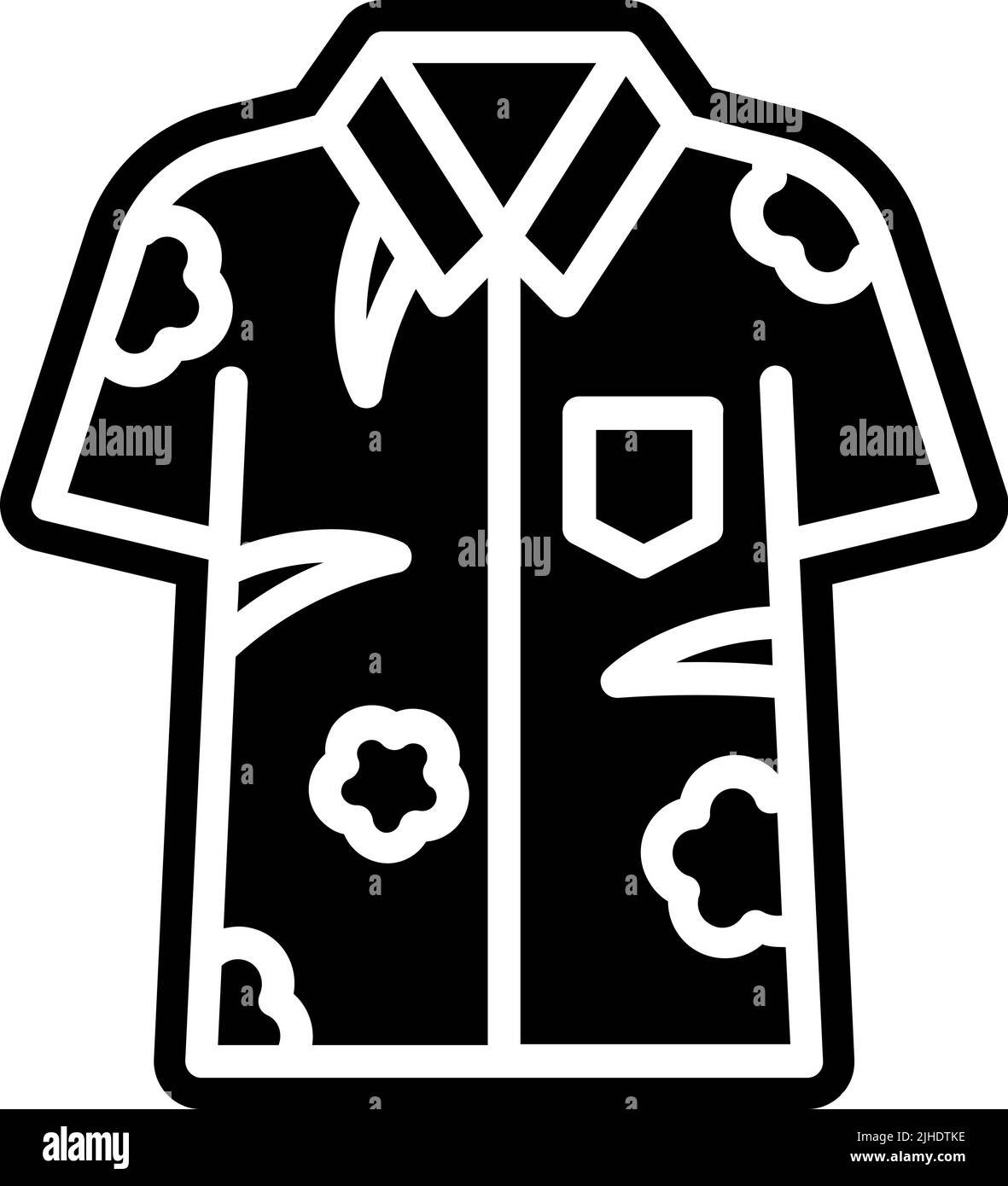 Summer hawaiian . Stock Vector