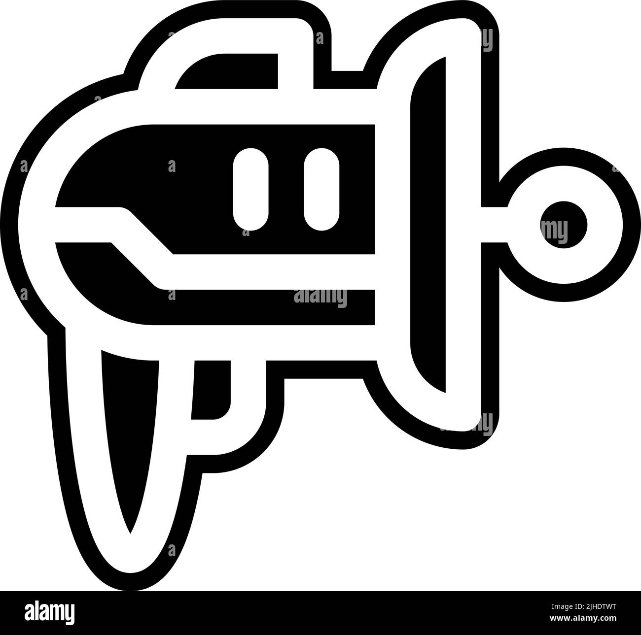 Superhero laser gun Stock Vector Image & Art Alamy