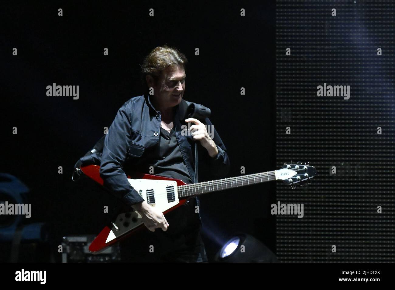 Simple Minds during the 40 Years Of Hits Tour, 17th July 2022, at