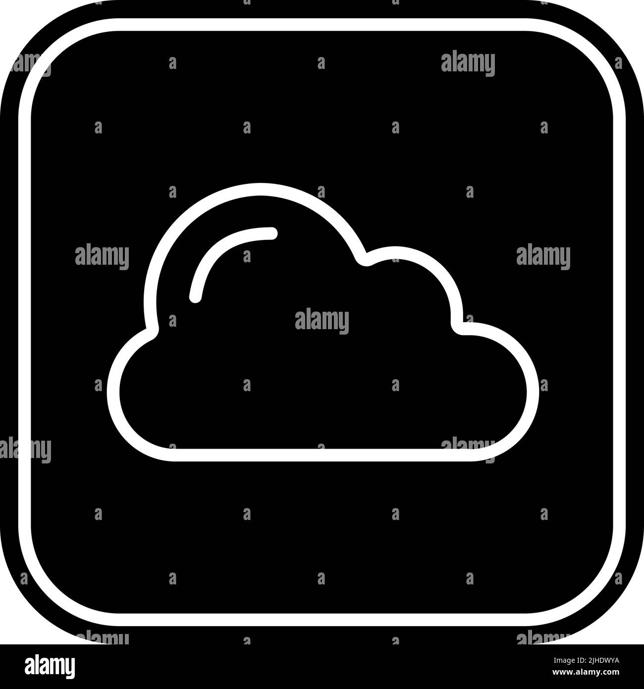 The essentials cloud computing . Stock Vector