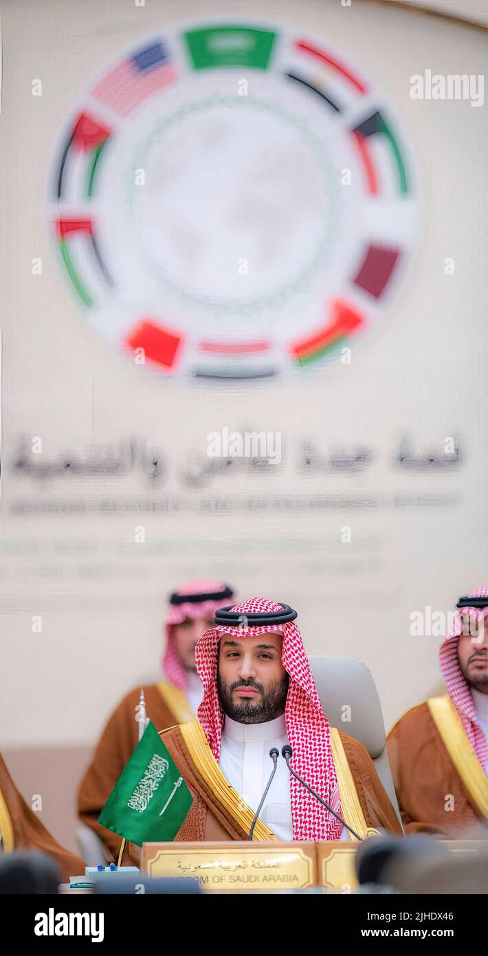 Saudi Arabia’s Crown Prince Mohammed bin Salman Al Saud (known as MBS ...