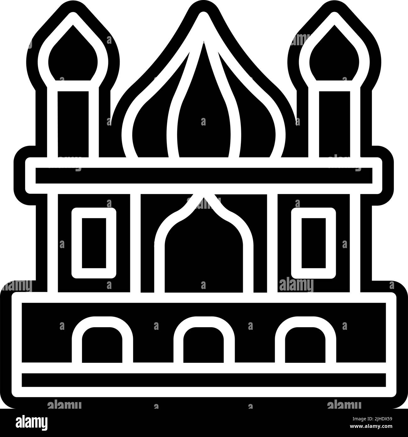 Temples golden temple . Stock Vector