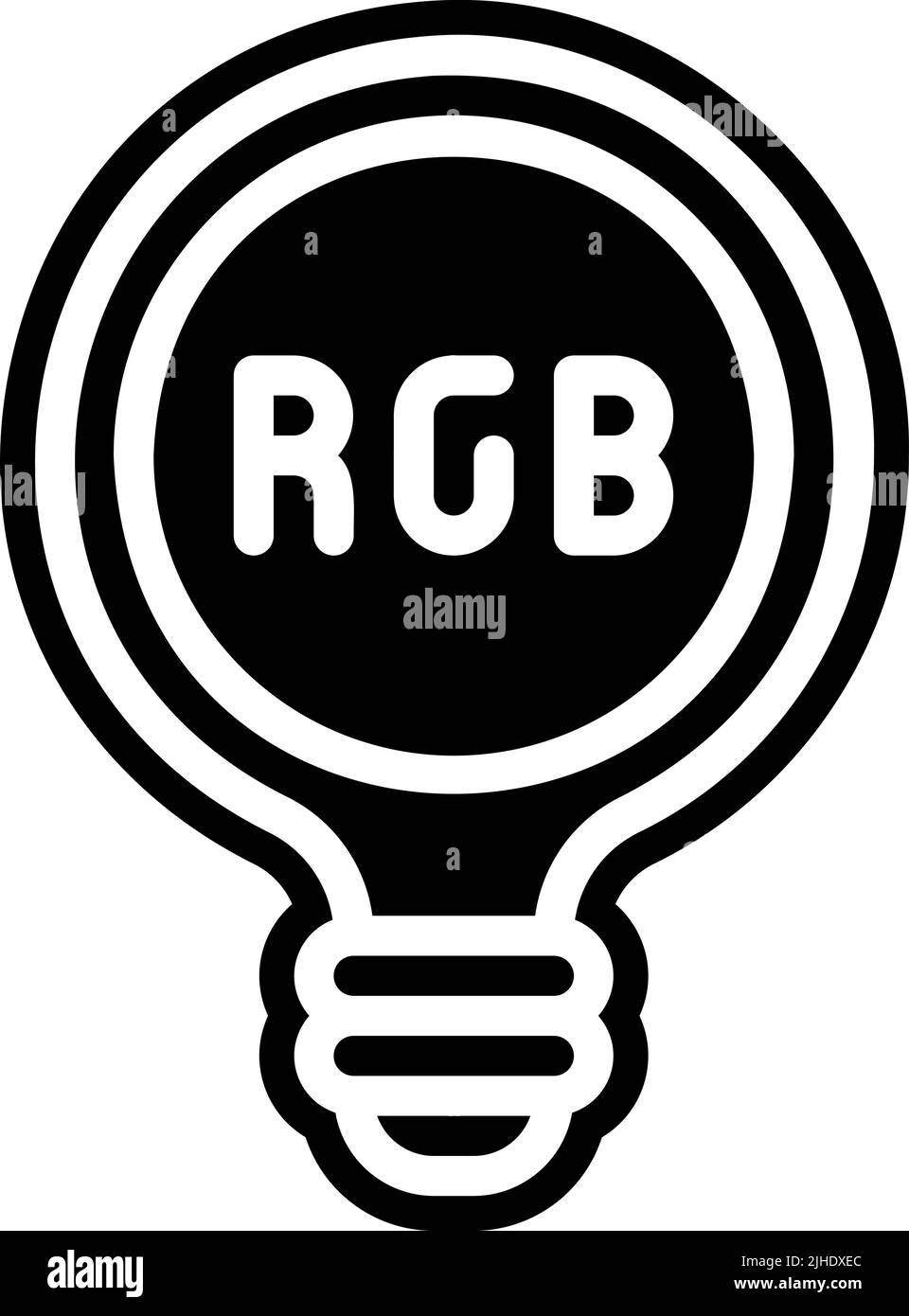 Smarthome light bulb . Stock Vector