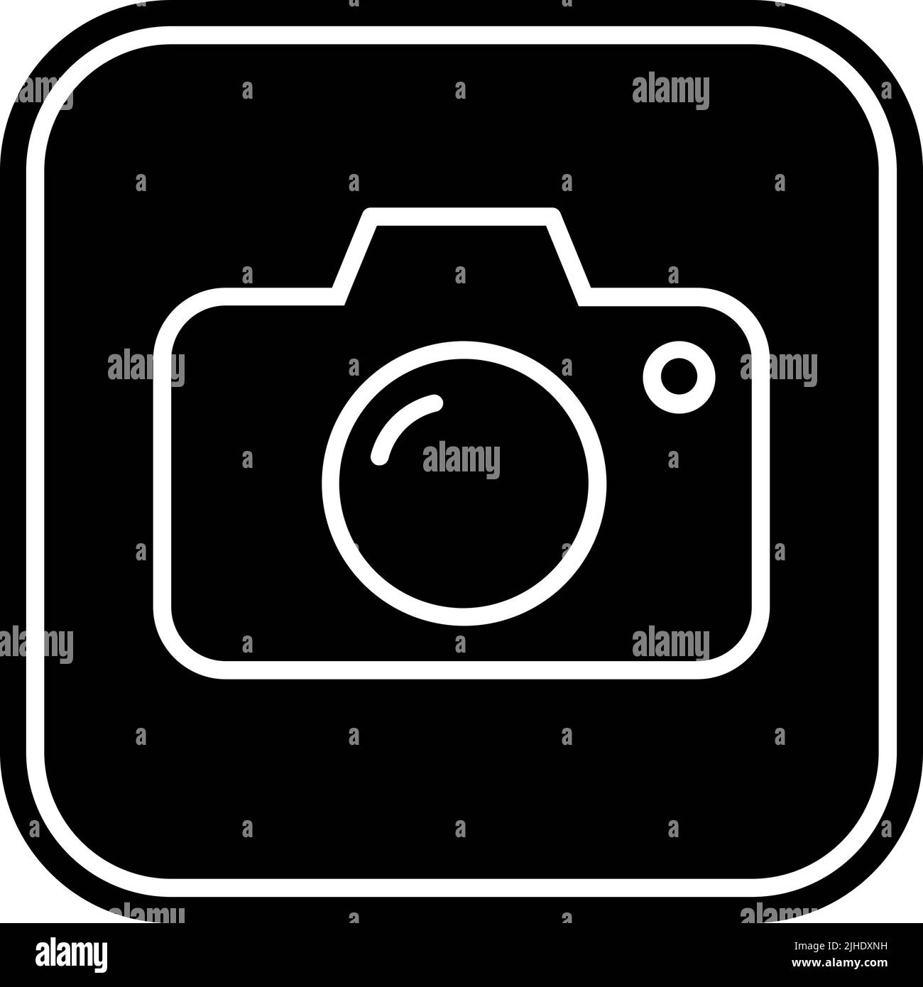 The essentials photo camera . Stock Vector