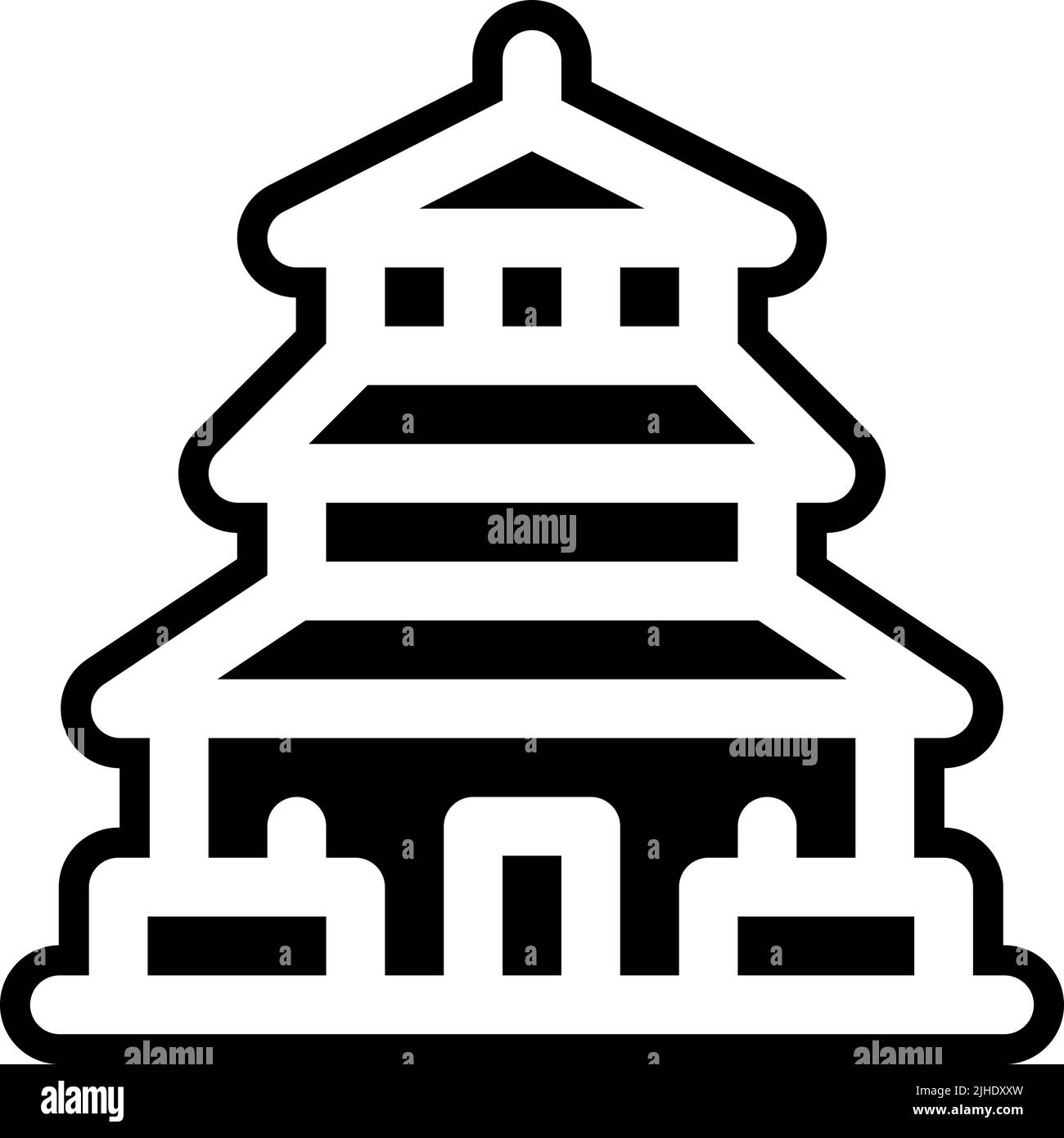 Temples temple of heaven . Stock Vector