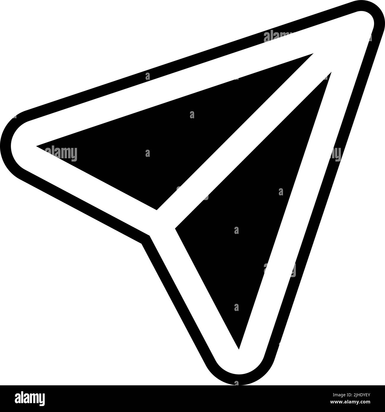 User interface send Stock Vector Image & Art - Alamy