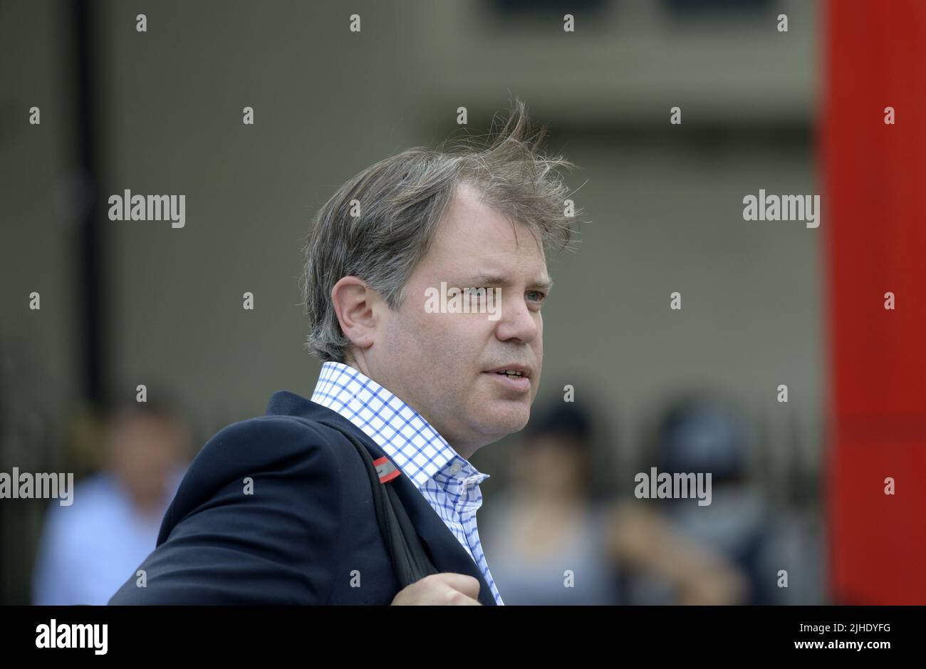 Edward Argar MP (Con Charnwood) in Westminster, July 2022 Stock Photo