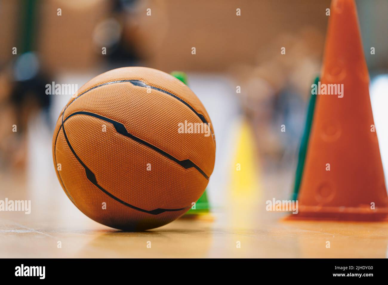 Basketball practice cones hi-res stock photography and images - Alamy