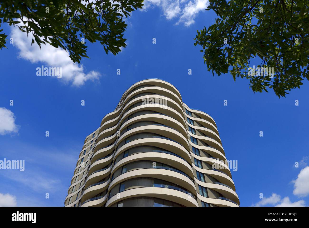London, England, UK. Riverwalk condominium complex at 161 Millbank Stock Photo