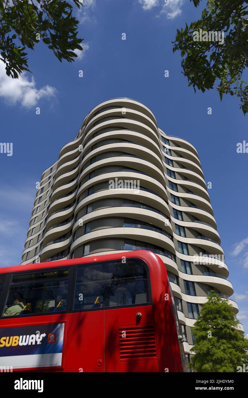 London, England, UK. Riverwalk condominium complex at 161 Millbank