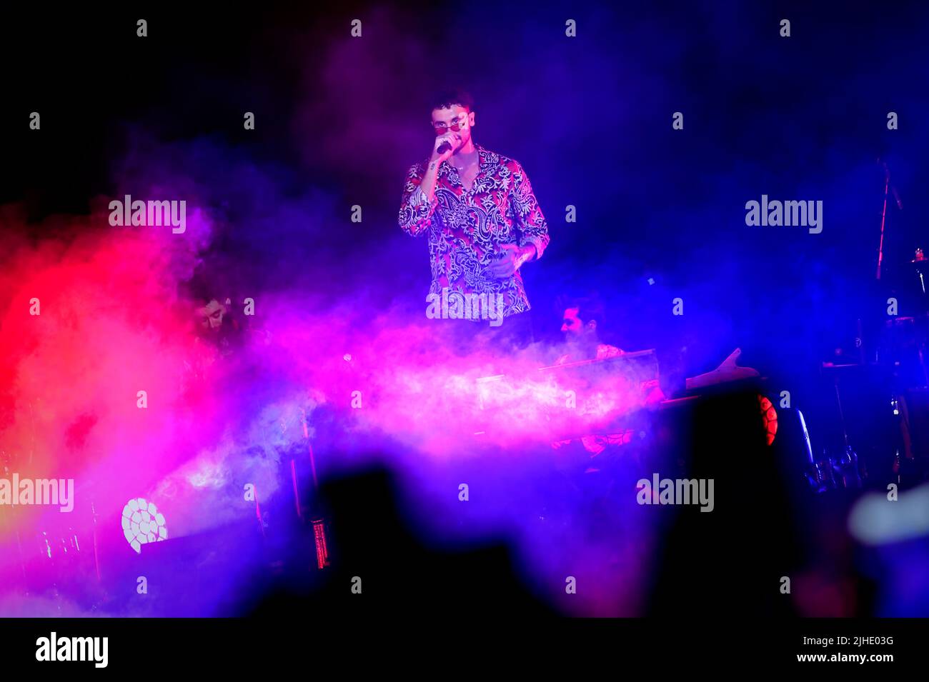 Italian rapper and singer-songwriter Carl Brave (Carlo Luigi Coraggio