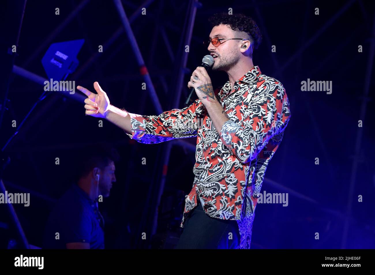 Italian rapper and singer-songwriter Carl Brave (Carlo Luigi Coraggio