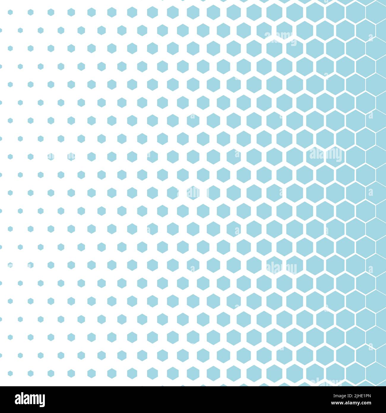 Abstract hexagonal halftone background. Vector illustration Stock Vector
