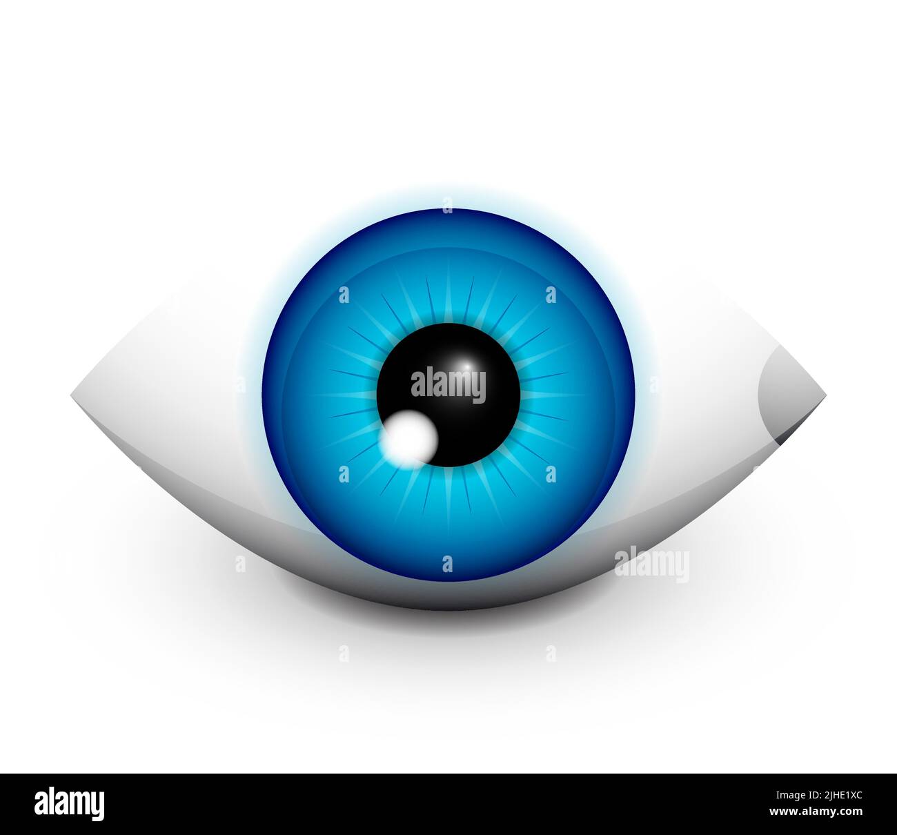 Hi-tech eye concept icon design. Vector Stock Vector