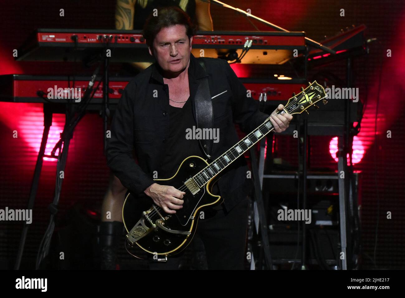 Simple Minds during the 40 Years Of Hits Tour, 17th July 2022, at