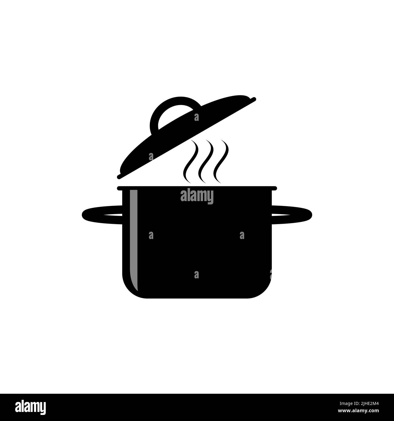 Pot icon isolated on white background. Vector illustration Stock Vector ...