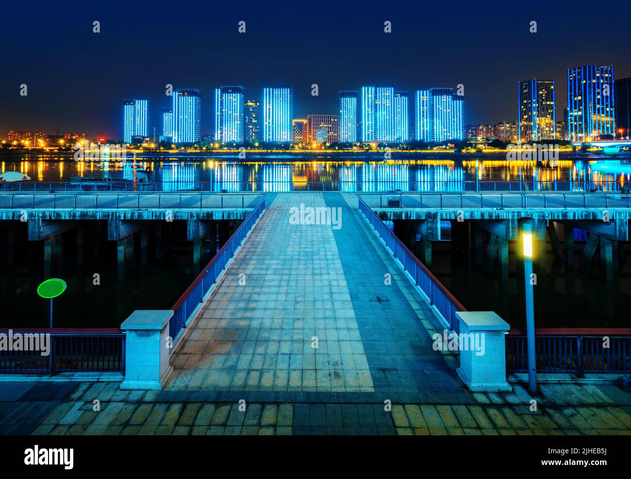 Now the city skyline, Fuzhou, China Stock Photo Alamy