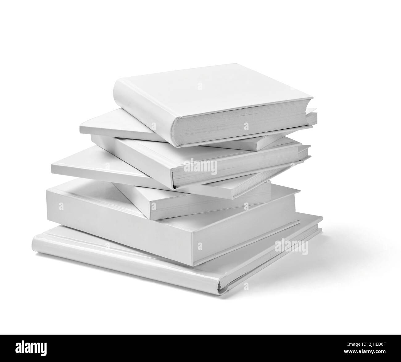 book paper education page literature notebook textbook stack white design mock up template Stock