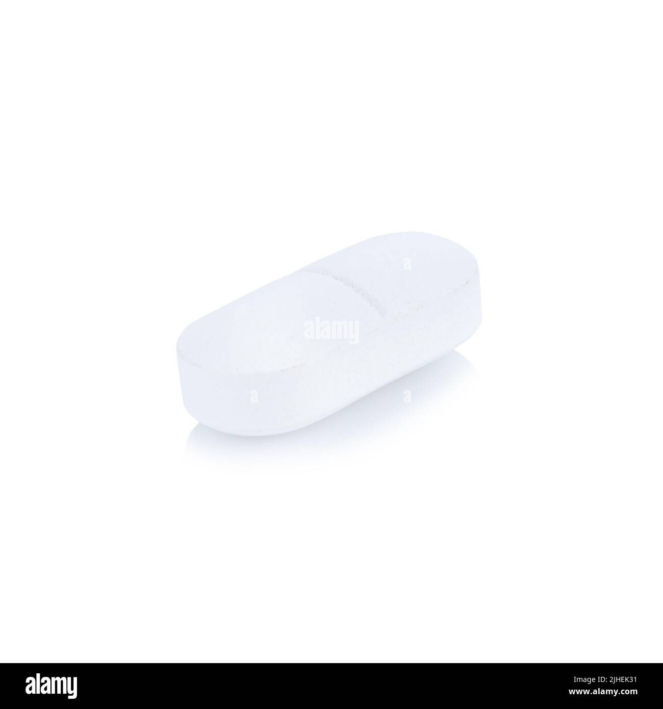 Single white prescription pill Cut Out Stock Images & Pictures - Alamy