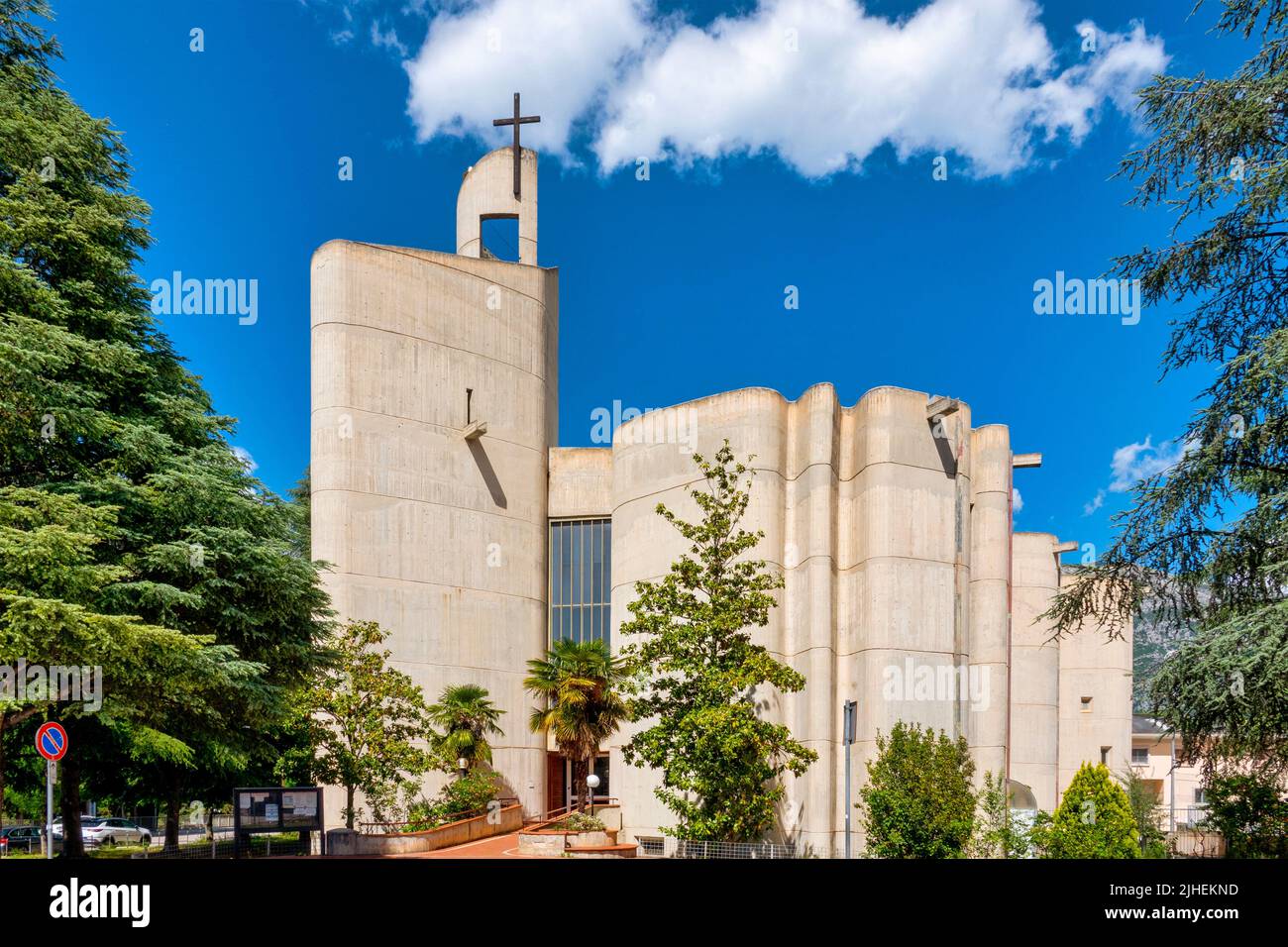 Church of the 'Cristo Re', Sulmona, Italy Stock Photo