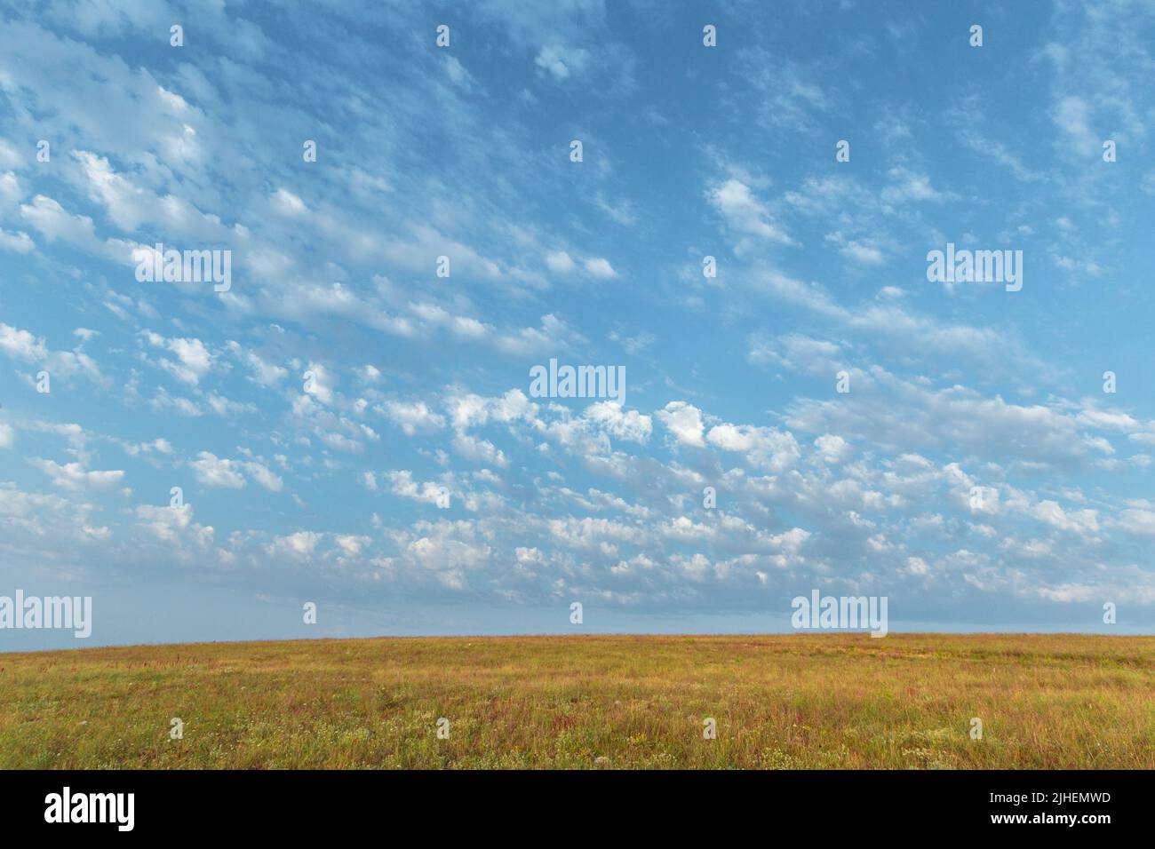 Blue sky and beautiful cloud. Plain landscape background Stock Photo ...