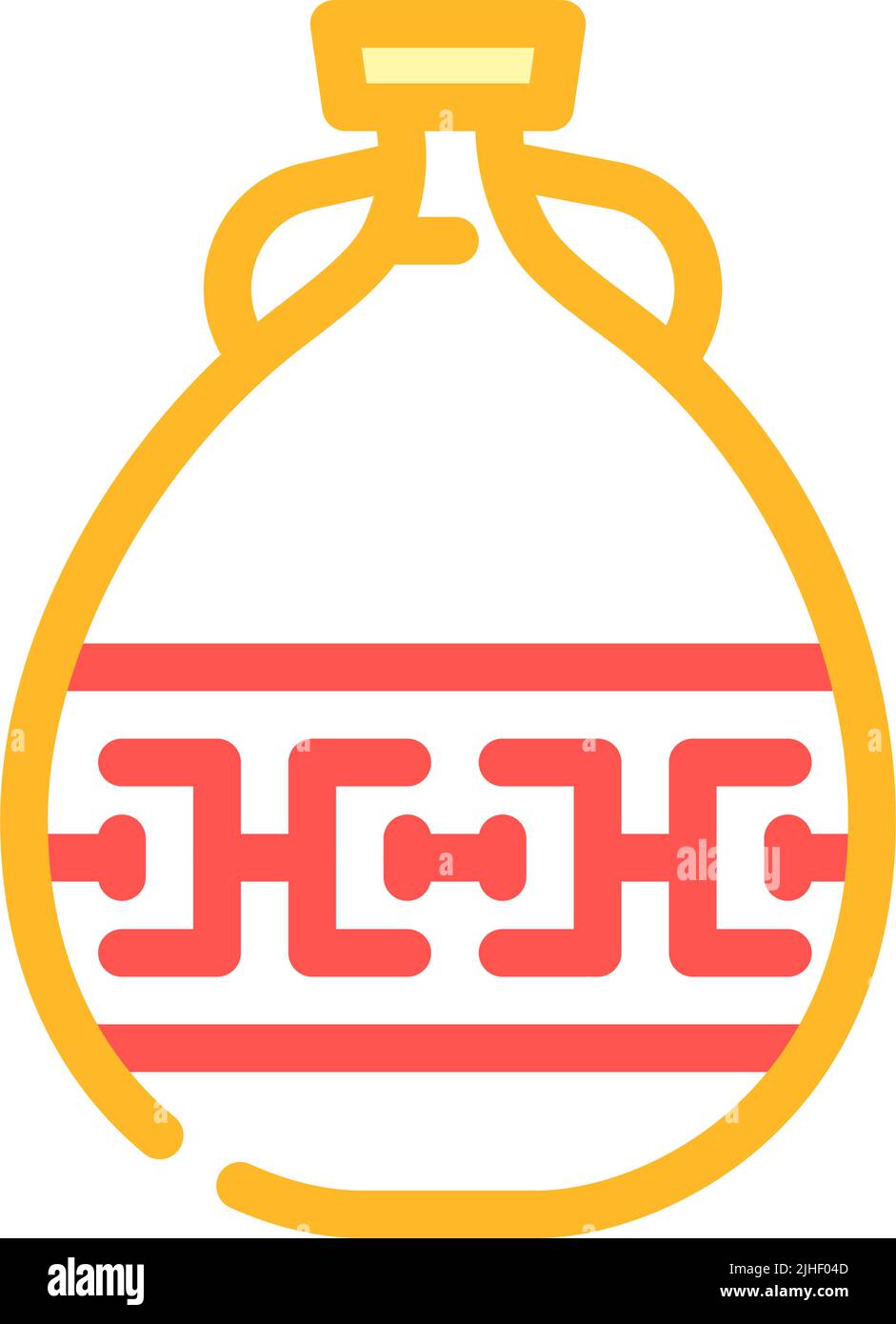 greece traditional amphora color icon vector illustration Stock Vector ...