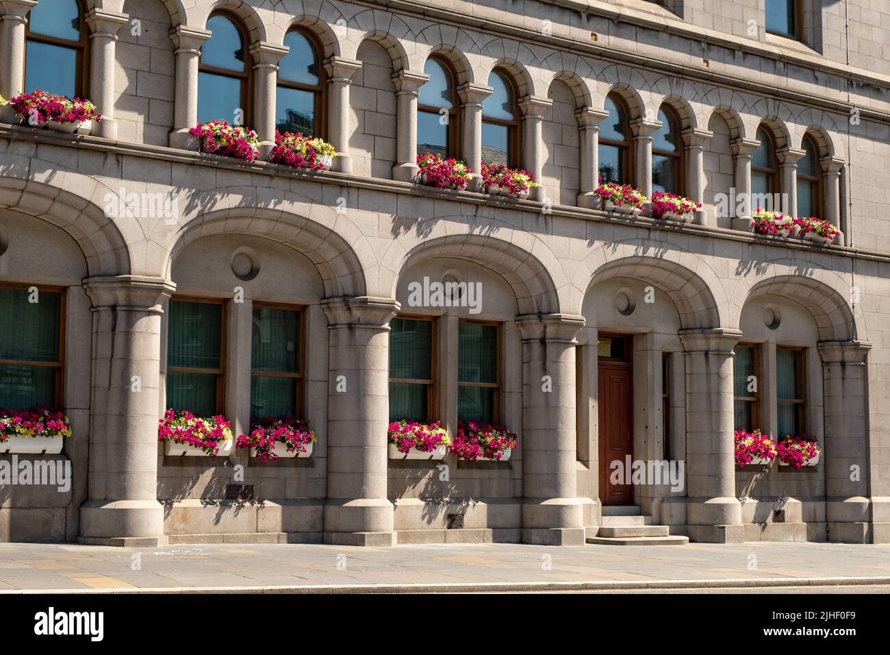 Aberdeen, Scotland, UK June 26 2022. Old historical building built