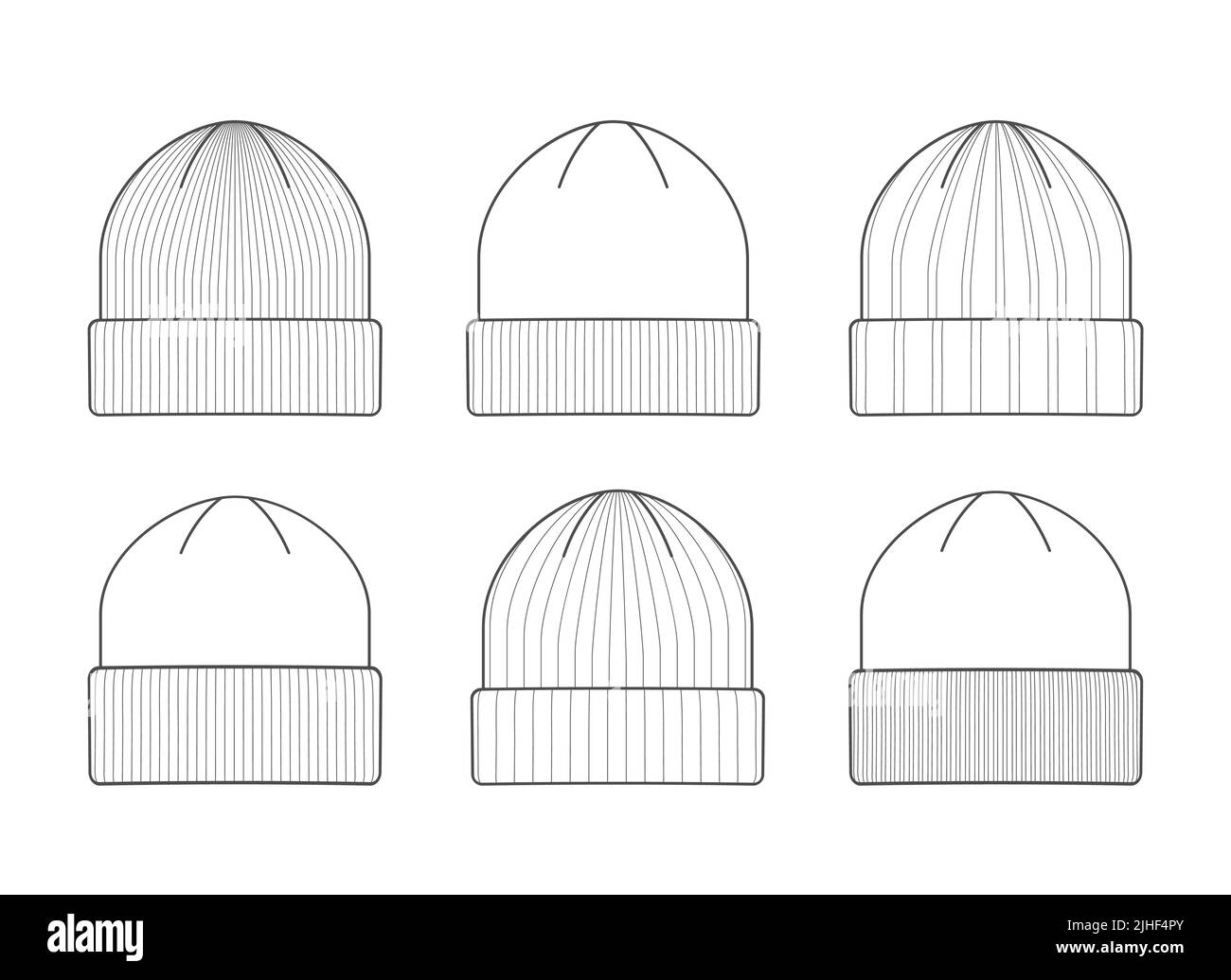 Collection of caps Black and White Stock Photos & Images - Alamy