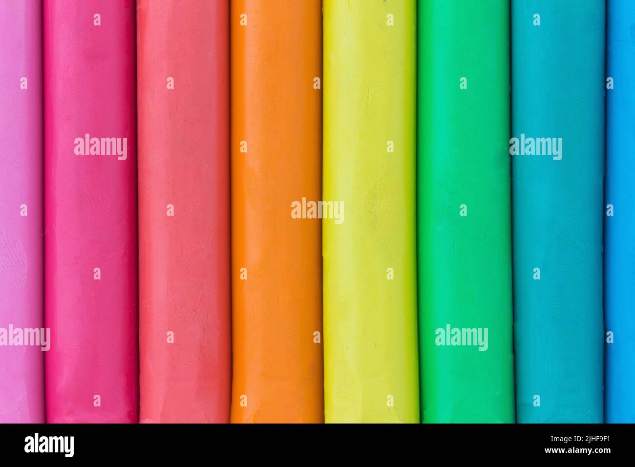 clay. plasticine. wall. Isolated on white background. Stock Photo