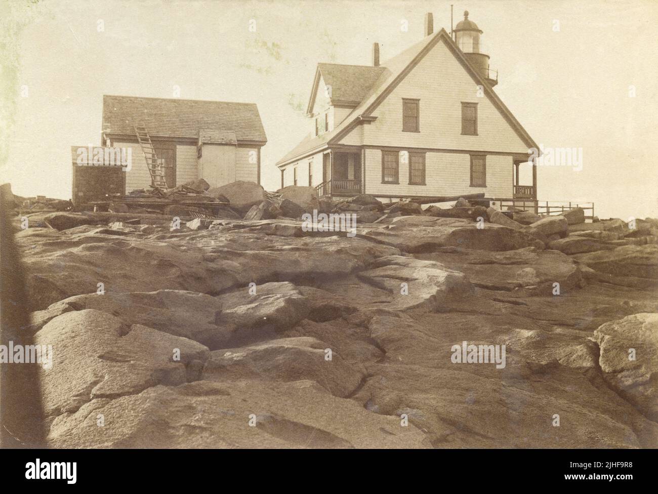 Maine Mount Desert. Mount Desert Light Station, Maine Stock Photo Alamy