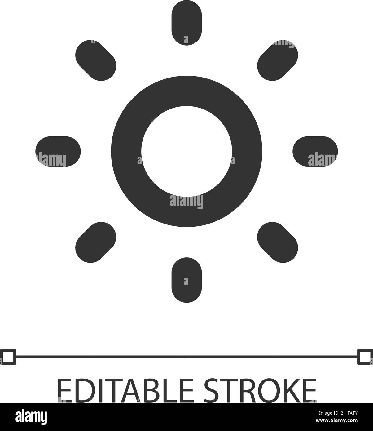 Light mode pixel perfect linear ui icon Stock Vector Image & Art - Alamy