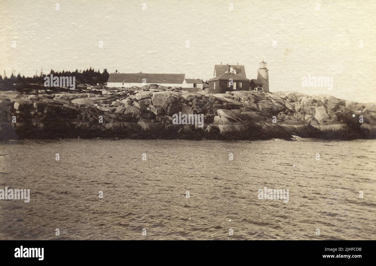 Maine Whitehead. Whitehead Light Station, Maine Stock Photo Alamy