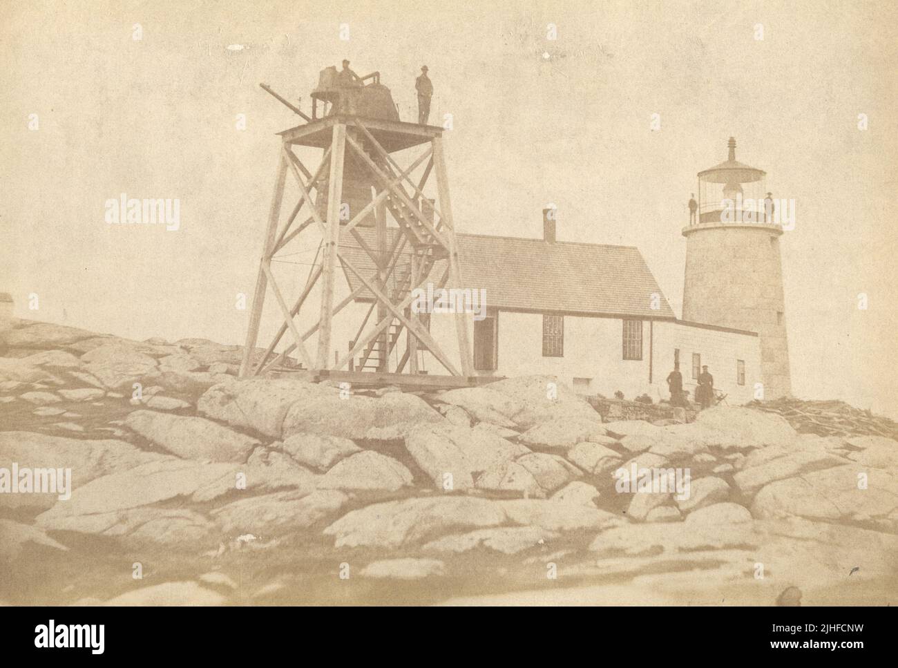 Maine Whitehead. Whitehead Light Station, Maine Stock Photo Alamy