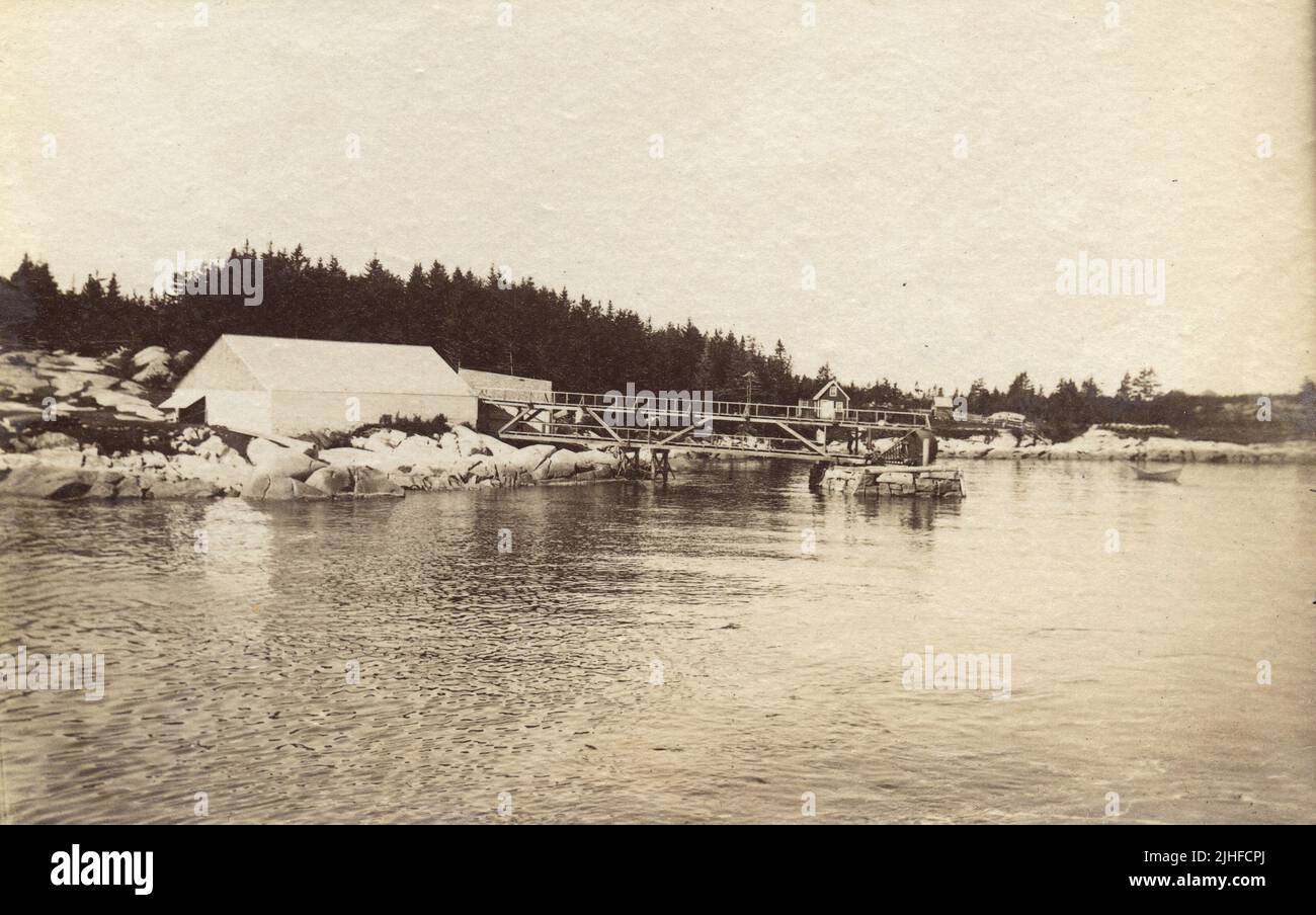 Maine Whitehead. Whitehead Light Station, Maine Stock Photo Alamy