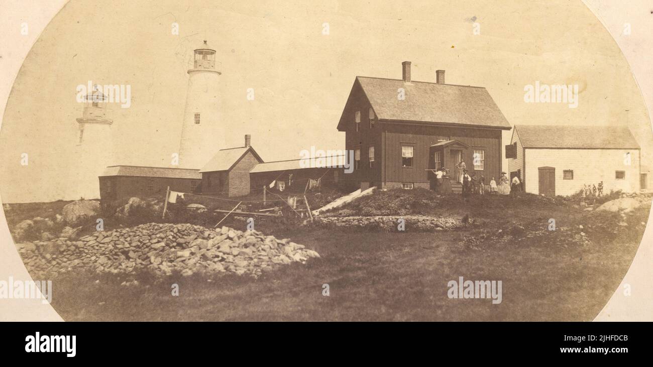 Massachusetts Bakers Island. Bakers Island Light Station