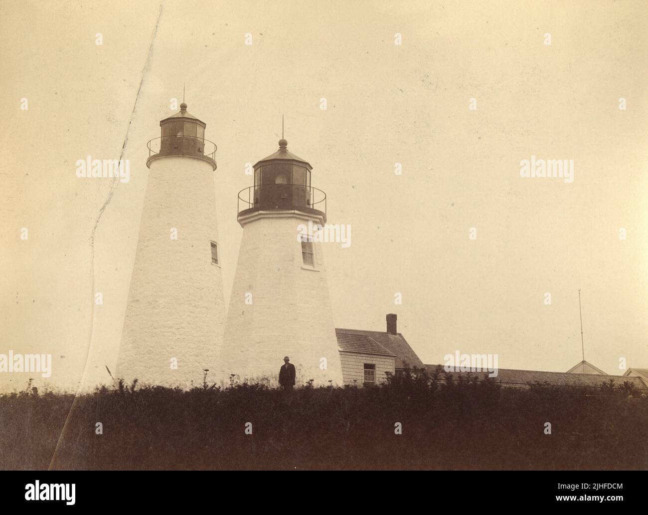 Massachusetts Bakers Island. Bakers Island Light Station