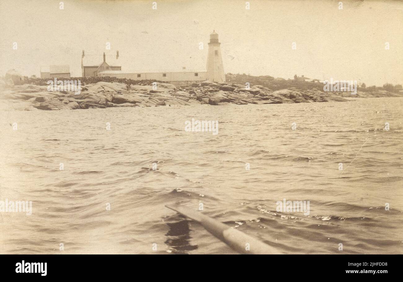 Massachusetts Bakers Island. Bakers Island Light Station