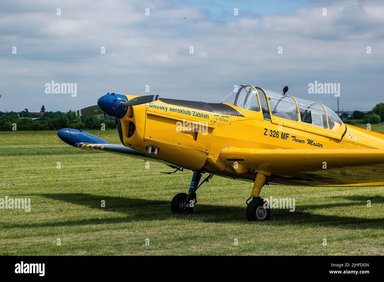 Breclav, Czech Republic July 02, 2022 Aviation Day. Zlin sports