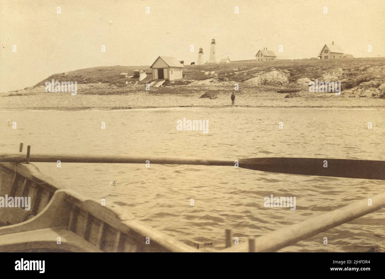 Massachusetts Bakers Island. Bakers Island Light Station. 1st Class
