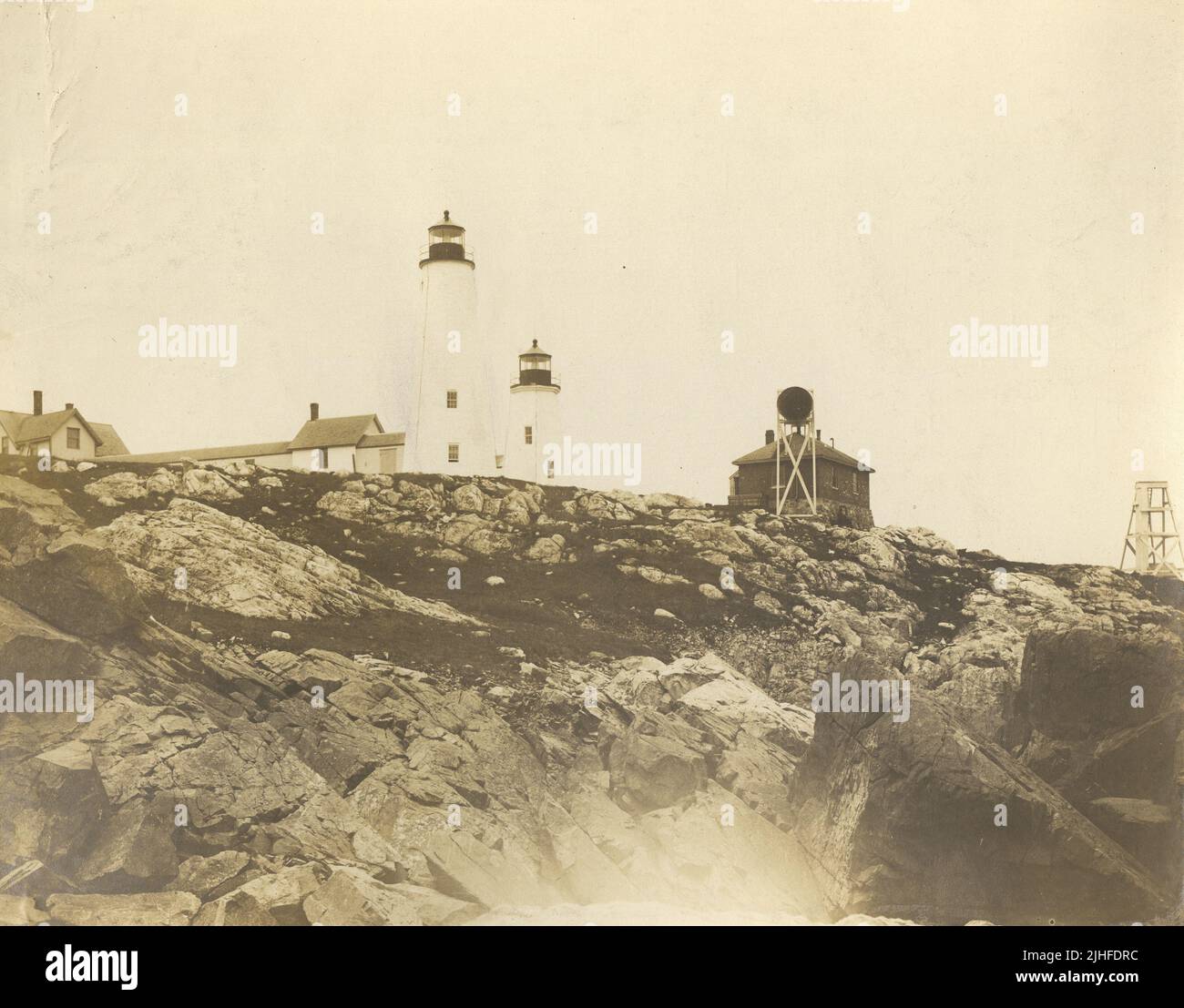 Massachusetts - Bakers Island. Bakers Island Light and Fog Signal. 260 ...