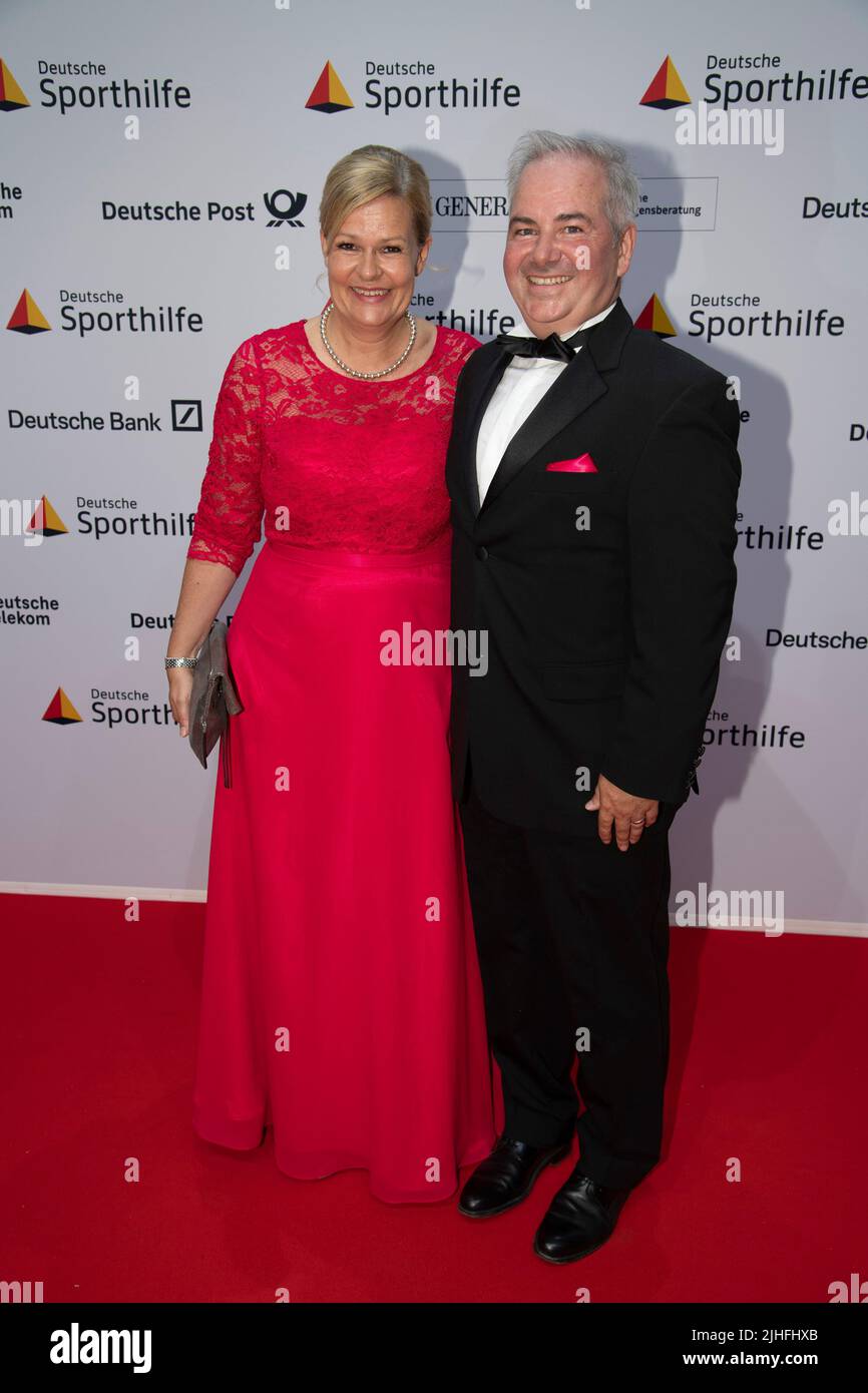 Nancy FAESER Federal Minister of the Interior with husband Eyke