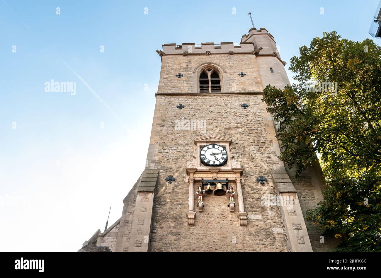 View of the St Mary Magdalen Church in Oxford, United Kingdom Stock Photo